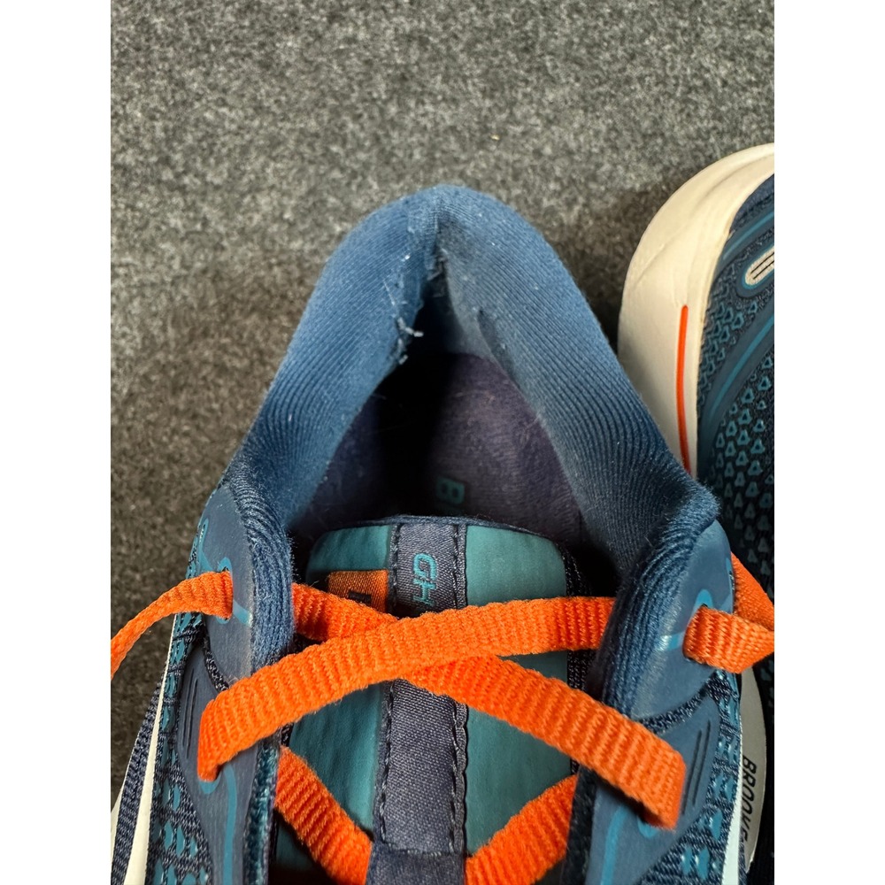 Brooks Ghost 14 Mens Running Shoes Blue Orange 1103691D464 - Picture 10 of 13